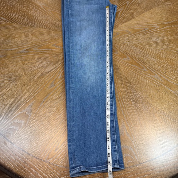 Mother High Waisted Hiker Hover Jeans in Across the Finnish Line Size 26 - Picture 13 of 14